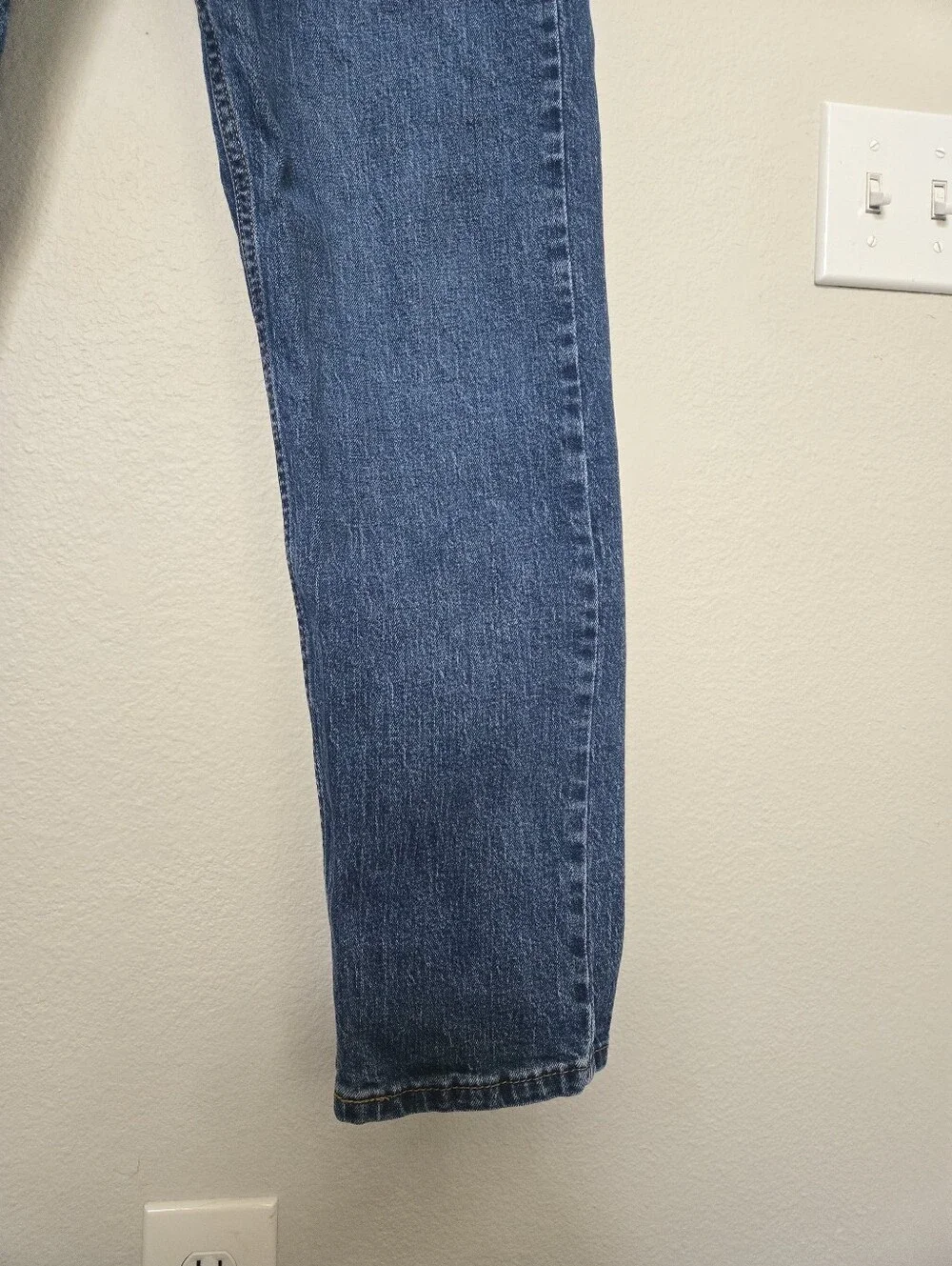 Levis 505 Medium Wash Jeans Size Waist 32 L32 - Picture 4 of 10